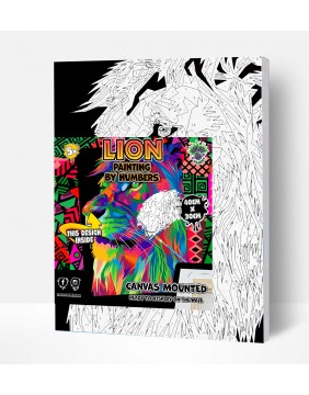 Splat Planet tapyba pagal skaičius, LIŪTAS 30x40 cm