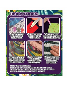 Splat Planet deimantinė dėlionė DRUGELIS 30x40 cm