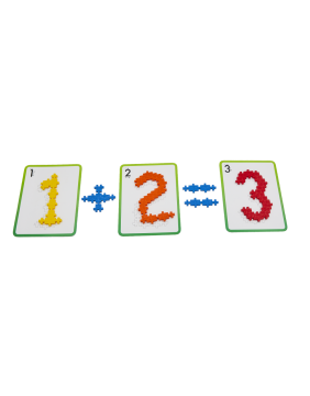 Plus Plus konstruktorius, Mokausi ABC ir 123, 600 det.