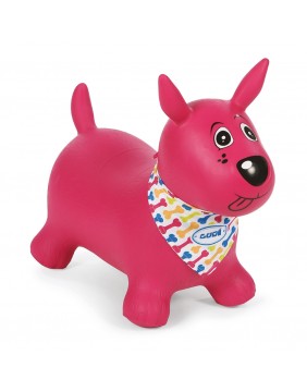 LUDI šokliukas, rožinis šuo