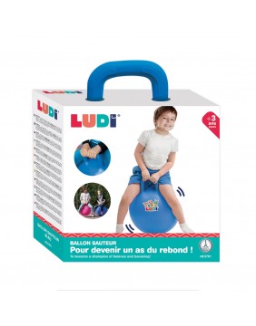 LUDI šokinėjimo kamuolys, mėlynas 45 cm