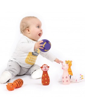 LUDI boulingo rinkinys, gyvūnai