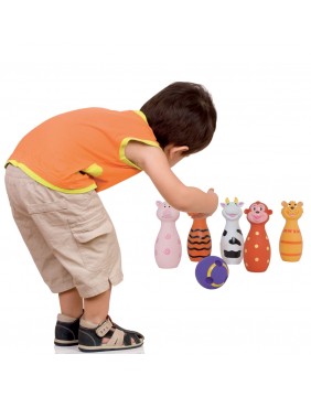 LUDI boulingo rinkinys, gyvūnai