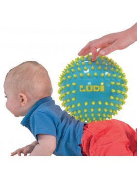 LUDI sensoriniai kamuoliukai, mėlyna ir geltona 3 vnt.