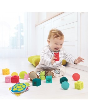 LUDI sensorinis žaidimo rinkinys, kubai/kamuoliukai