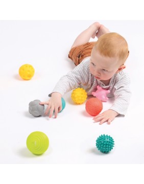 LUDI sensorinių kamuoliukų rinkinys, 8 vnt.