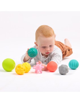 LUDI sensorinių kamuoliukų rinkinys, 8 vnt.