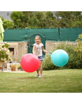 LUDI šokinėjimo kamuolys, raudonas 55 cm