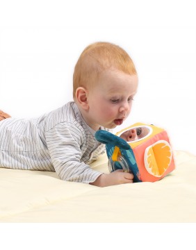 LUDI medžiaginis veiklos kubas, lapeliai