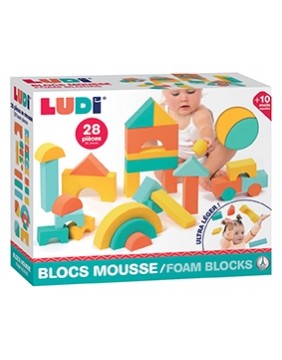 LUDI putplasčio kaladėlės