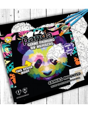 Splat Planet tapyba pagal skaičius, PANDA 30x40 cm