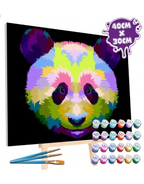 Splat Planet tapyba pagal skaičius, PANDA 30x40 cm