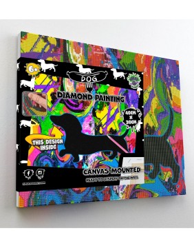 Splat Planet deimantinė dėlionė ŠUO TAKSAS 30x40 cm