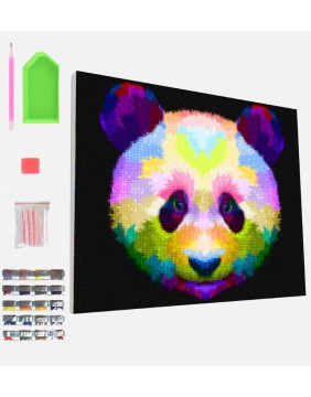 Splat Planet deimantinė dėlionė PANDA 30x40 cm