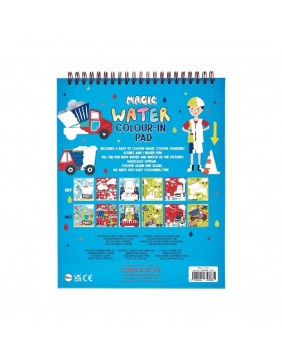 Vandeniu piešiama knygelė, Statybos