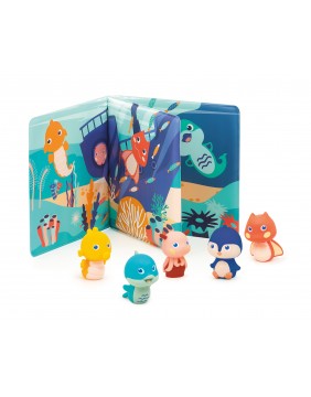 LUDI maudymosi knygelė su pirščiukų žaidimu