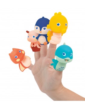 LUDI maudymosi knygelė su pirščiukų žaidimu