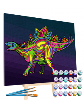 Splat Planet tapyba pagal skaičius, STEGOZAURAS 30x40 cm