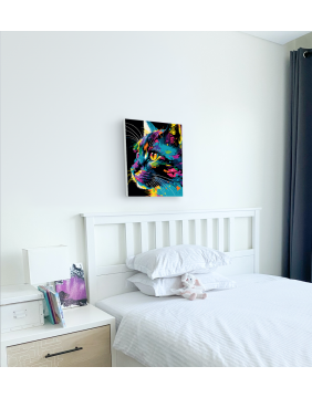 Splat Planet tapyba pagal skaičius, RYŠKI KATYTĖ 30x40 cm