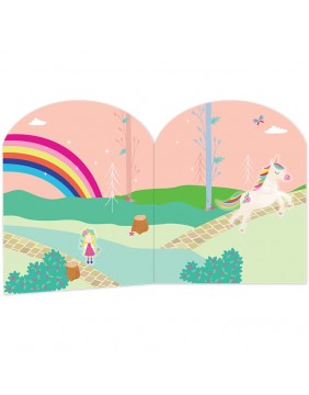 Rinkinys su daugkartiniais lipdukais, Vaivorykštės fėja