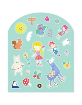 Rinkinys su daugkartiniais lipdukais, Vaivorykštės fėja