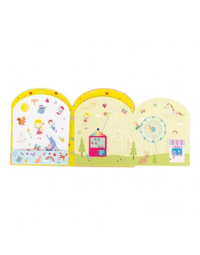 Rinkinys su daugkartiniais lipdukais, Vaivorykštės fėja