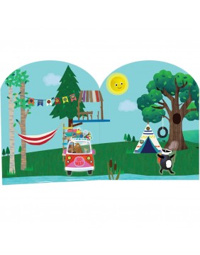 Rinkinys su daugkartiniais lipdukais, Nuotykis