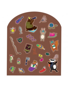 Rinkinys su daugkartiniais lipdukais, Nuotykis