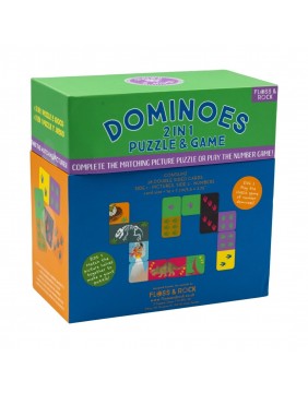 Žaidimas domino-dėlionė 2in1, Dinozaurai