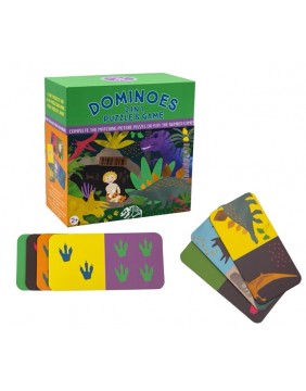 Žaidimas domino-dėlionė 2in1, Dinozaurai