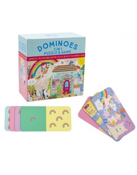 Žaidimas domino-dėlionė 2in1, Vaivorykštės fėja