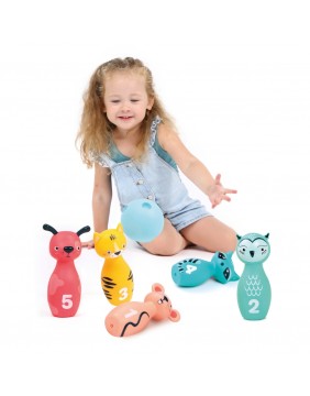 LUDI boulingo žaidimas, miško gyvūnai