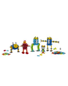 Plus Plus konstruktorius, Mokausi statyti robotus, 250 det.