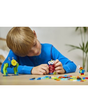 Plus Plus konstruktorius, Mokausi statyti robotus, 250 det.