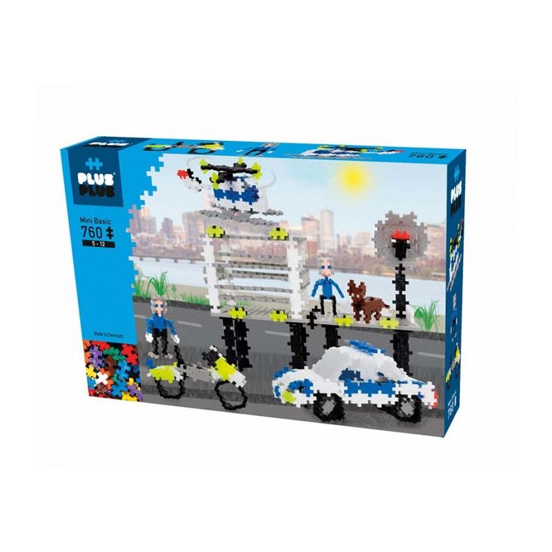 Plus Plus konstruktorius, Policija, Mini bazė, 760 detalių