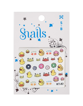 Snails nagų lipdukai, Kva Kva