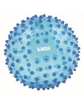 LUDI mankštos kamuolys, mėlynas 20 cm