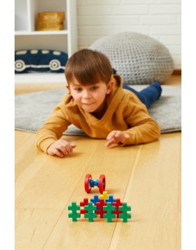 Plus Plus konstruktorius, didelių detalių rinkinys, 130 det.