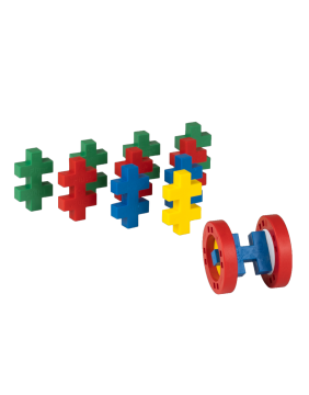 Plus Plus konstruktorius, didelių detalių rinkinys, 130 det.