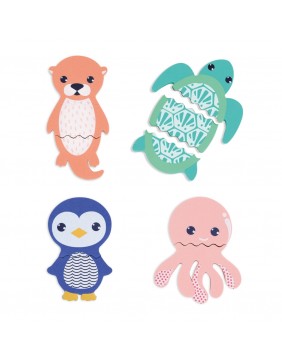 LUDI maudymosi žaislas, sudėk ir prilipink