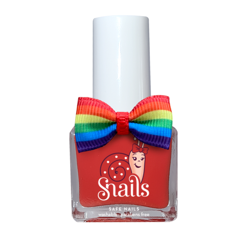 Snails Petite NUPLAUNAMAS nagų lakas Vaivorykštė