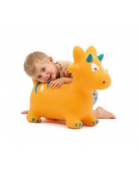 LUDI šokliukas, geltonas dinozauras