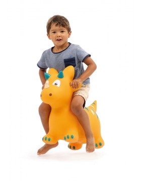 LUDI šokliukas, geltonas dinozauras