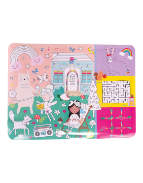 Daugkartinis spalvinimo ir užduočių kilimėlis, Vaivorykštės fėja