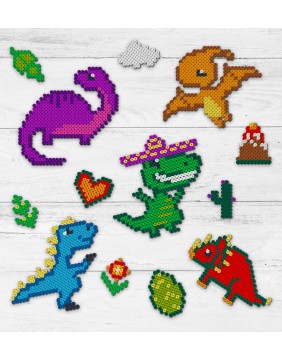 Splat Planet lyginimo karoliukai, Dinozaurai