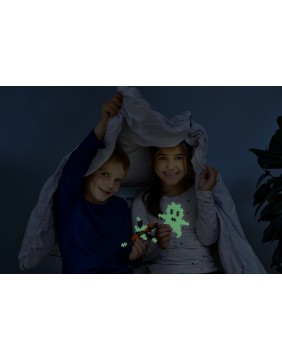 Plus Plus konstruktorius, šviečia tamsoje, 600 det.