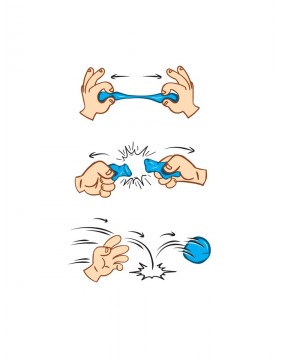 Red Castle šokinėjantis modelinas, mėlynas 30 g