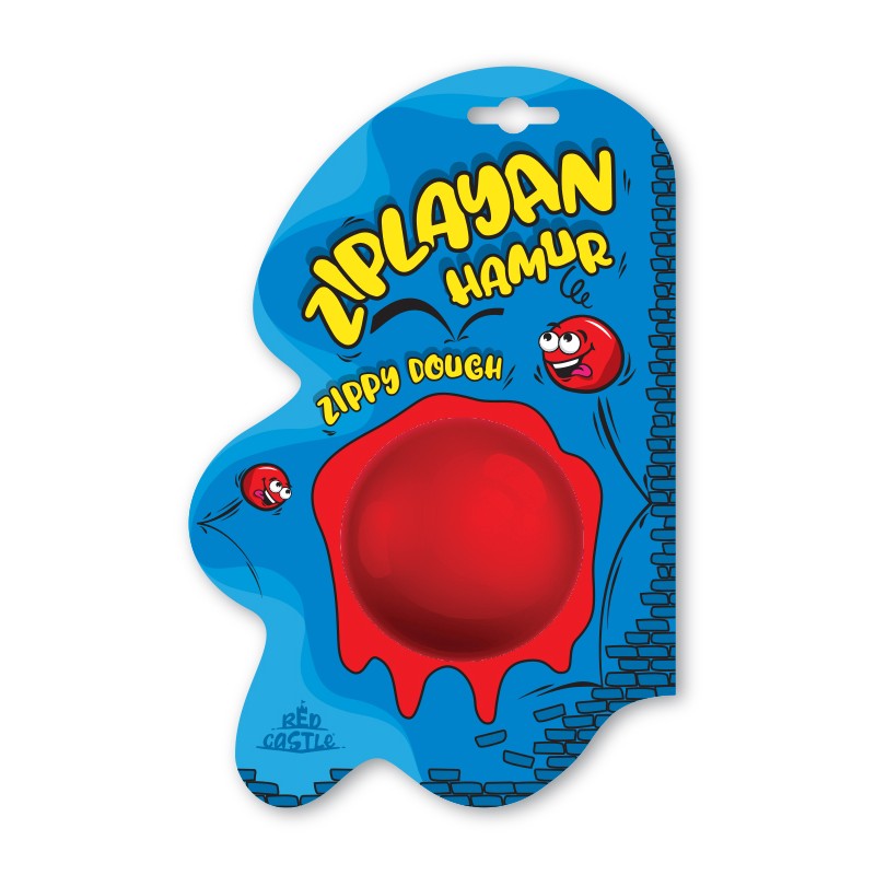 Red Castle šokinėjantis modelinas, raudonas 30 g