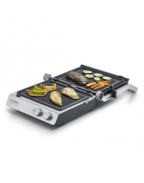 Caso Double Contact Grill SteakChef – dvipusis kontaktinis grilis, 2000 W, nerūdijantis plienas