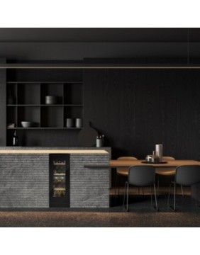 Caso Wine cooler | WineDeluxe WDU 18 | Energy efficiency class F | Built-in | Bottles capacity 18 | Black